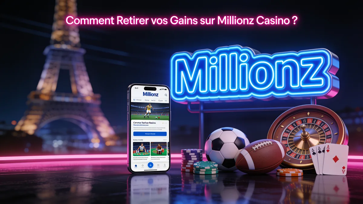 Comment Retirer vos Gains sur Millionz Casino ? : guide millionz casino pour les joueurs en France