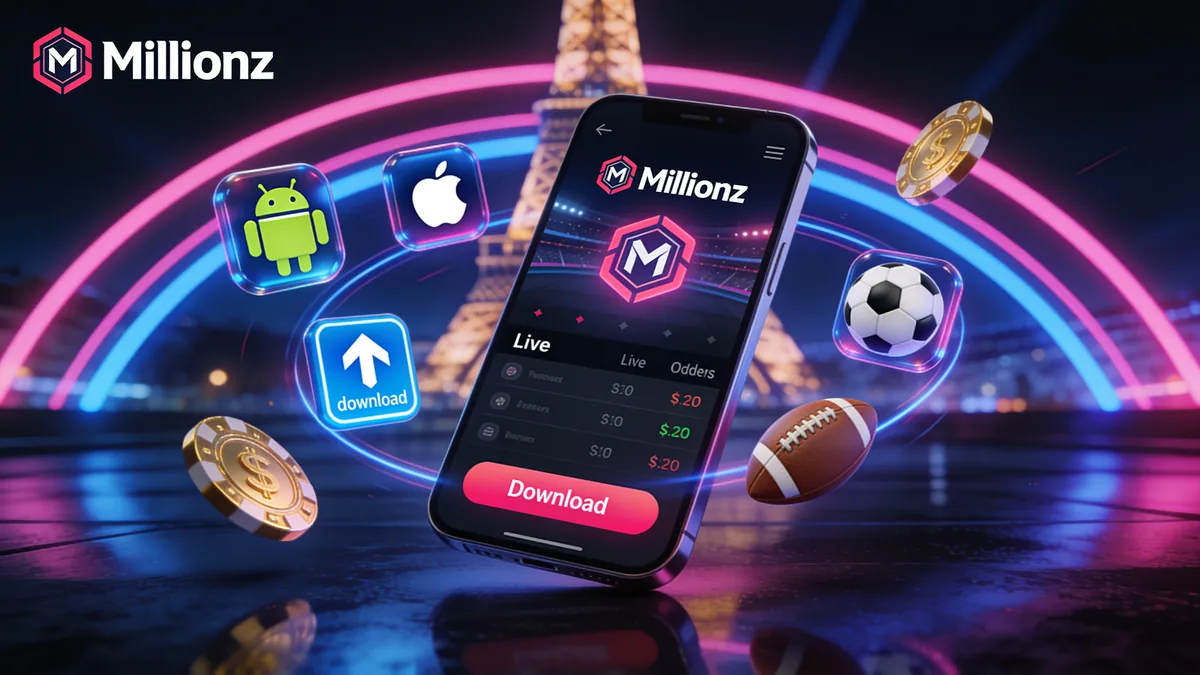 Expérience Mobile et Application — millionz casino en France