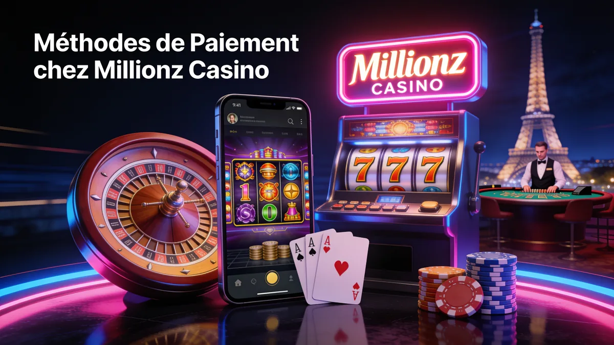 Méthodes de Paiement chez Millionz Casino : guide millionz casino pour les joueurs en France